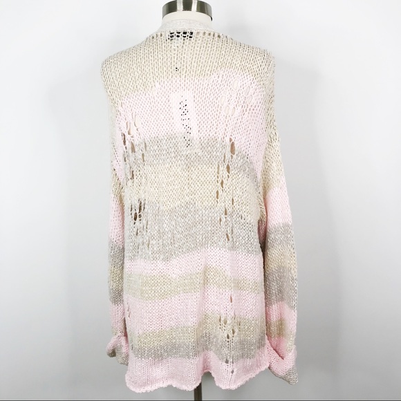 Wildfox Yara Distressed Dolman Cardigan Sweater S - Picture 4 of 11